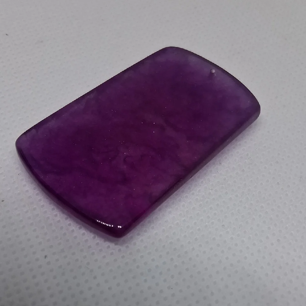 Purple Dragon Carved Pendant